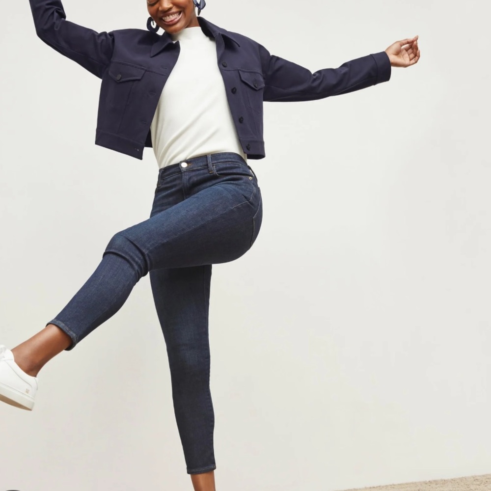 Frame Le High Skinny Crop Jeans - Picture 2 of 6